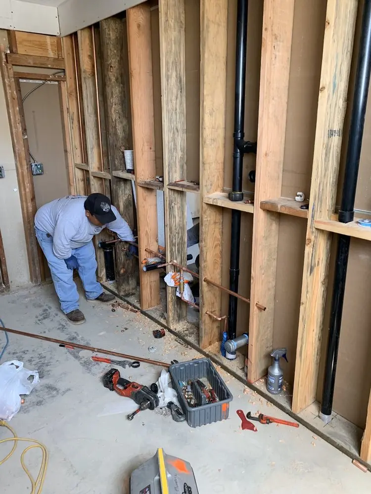 Commercial rough-in plumbing for Water Heater Replacement in Dedham